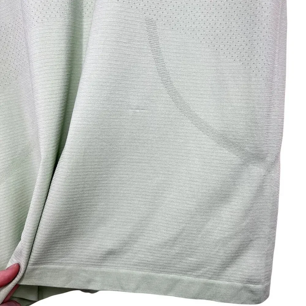 Lululemon Swiftly Tech Short Sleeve Shirt Crew Neck Women's 12 Mint Green